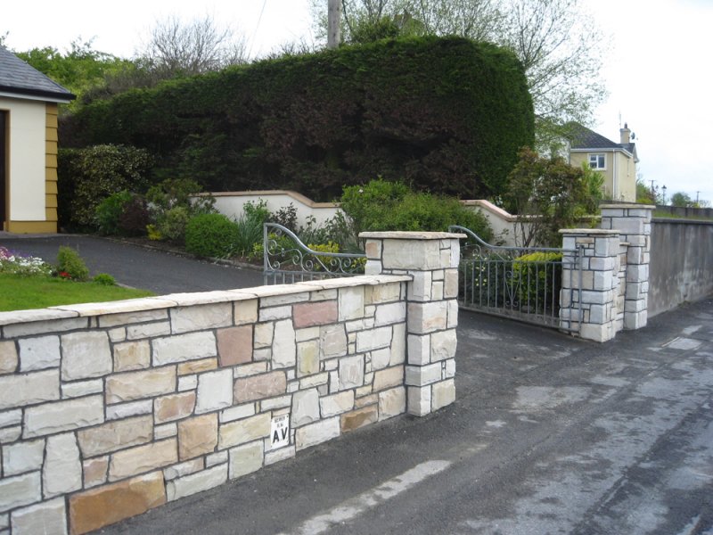 we design ad build garden walls in sheffield