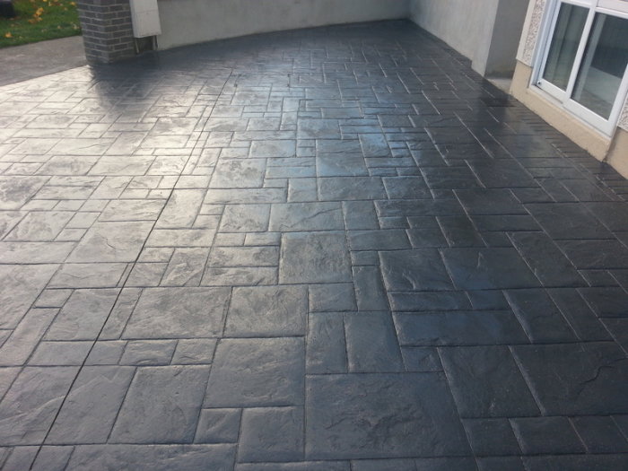 pattern imprinted concrete driveways and patios in sheffield