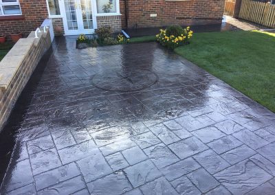 pattern imprinted concrete driveways in sheffield