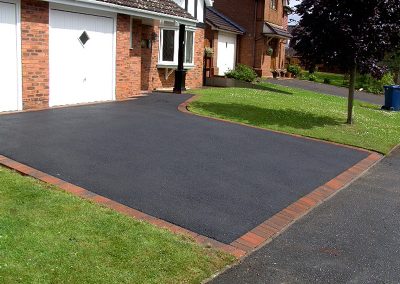 tarmac driveway with block paved edging in sheffield